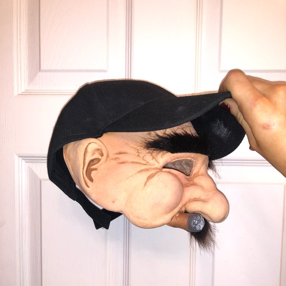 STAN THE MAN , HALLOWEEN MASK , MAN SMOKING - Picture 5 of 5